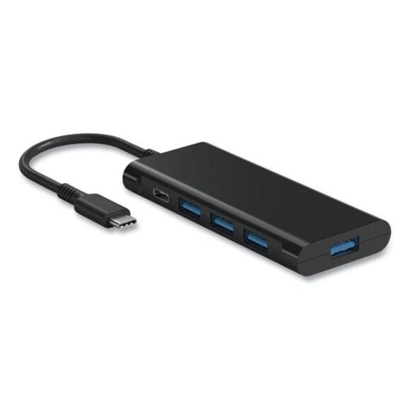NXT Technologies USB 3.0 Type-C Hub, 4 Ports, Black - Picture 8 of 8